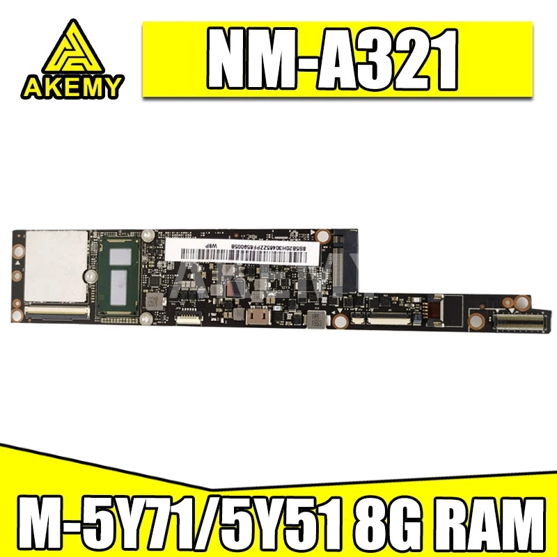 Billig Akemy NM-A321 Laptop Motherboard Für For Lenovo YOGA 3-Pro 1370 Original Mainboard 8GB-RAM M-5Y71/5Y51 CPU