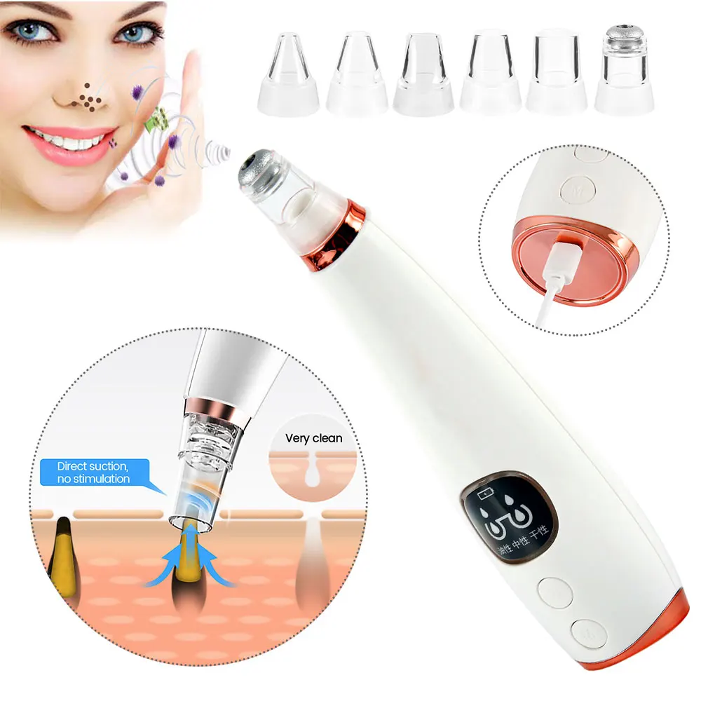 Горячий угрей уход за кожей пор вакуумный акне Удаление прыщей всасывающий