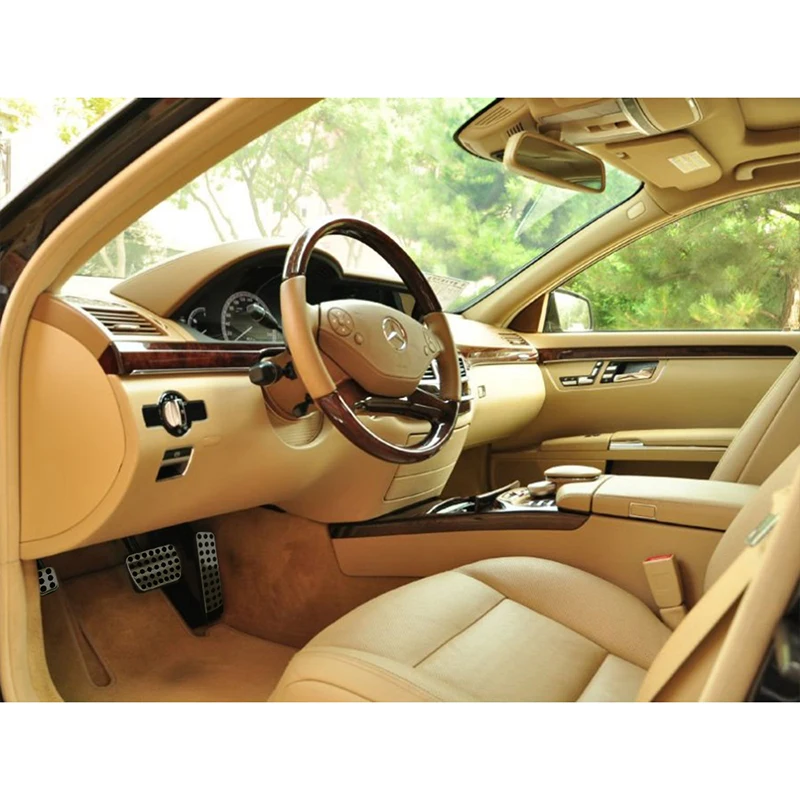 Для Mercedes Benz W124 W202 W203 W140 W208 W210 W211 W220 R170 R171 R Class Нескользящие тормозные ножные педали