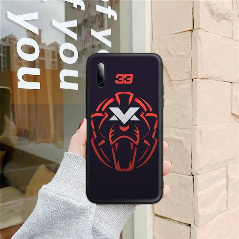

F1 Racer 33 Number Lion Phone Case for redmi note 5 5A 6 7 8 9 Pro Max 10 8T Funda Shell