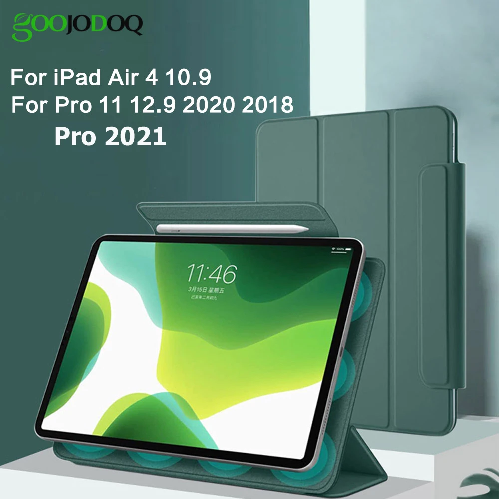 Магнитный чехол для iPad Pro 11 ультратонкий умный 12 9 2018 с поддержкой беспроводной
