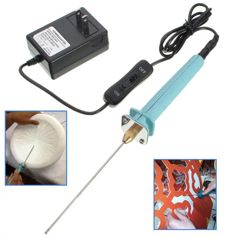 

For Styrofoam, Polystyrene, Various Craft Foams Foam Cutter 15W 10CM Electric Foam Polystyrene Cutting Machine Pen Tool UK Plug