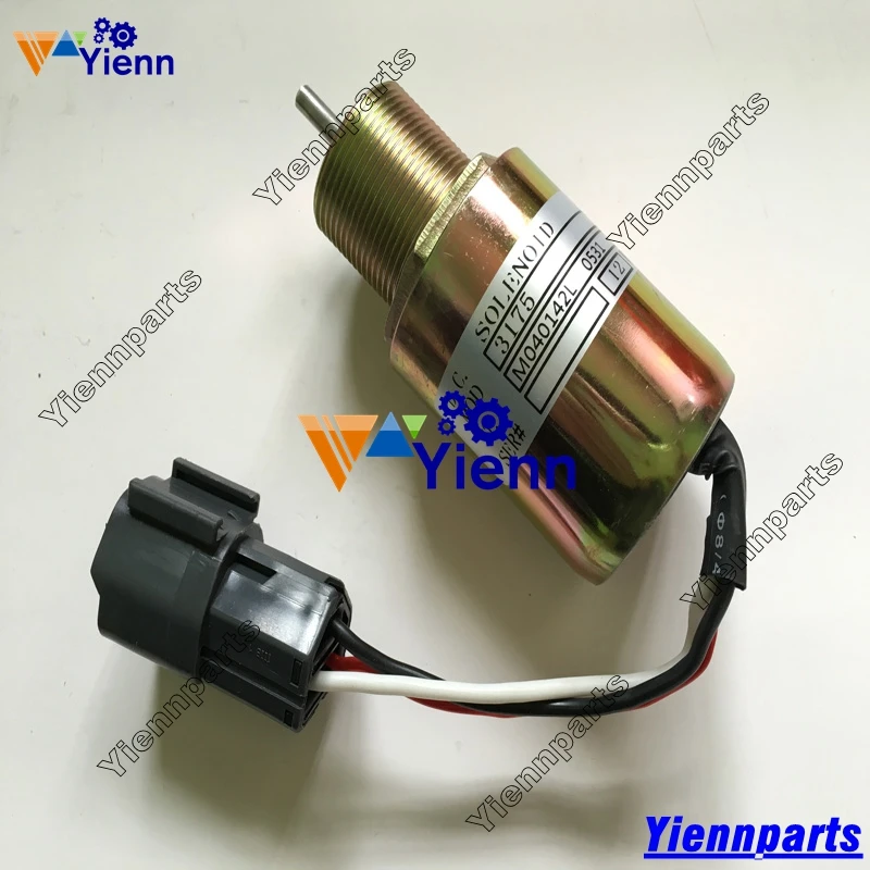 Для Mitsubishi L3E L3C S3L S3L2 S4L S4L2 стопорный соленоид 30A87 20402 00040 для peljobs EB350 EB406 мини