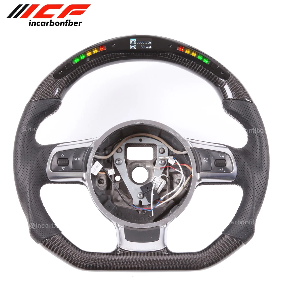 

Carbon Fiber LED Steering Wheel for Audi TT，TTRS，R8