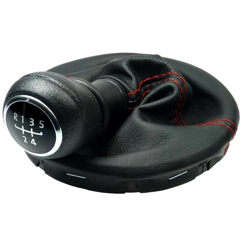 5 скоростей ручка переключения передач + из искусственной кожи для VW T5 Transport car