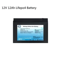 keheng 12v 12ah rechargeable lithium ion battery pack for ups eps power energy storage