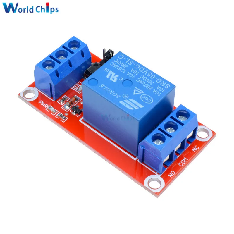 Релейная плата модуля 1 канала 5 В защитная с опора для оптопары модуль питания