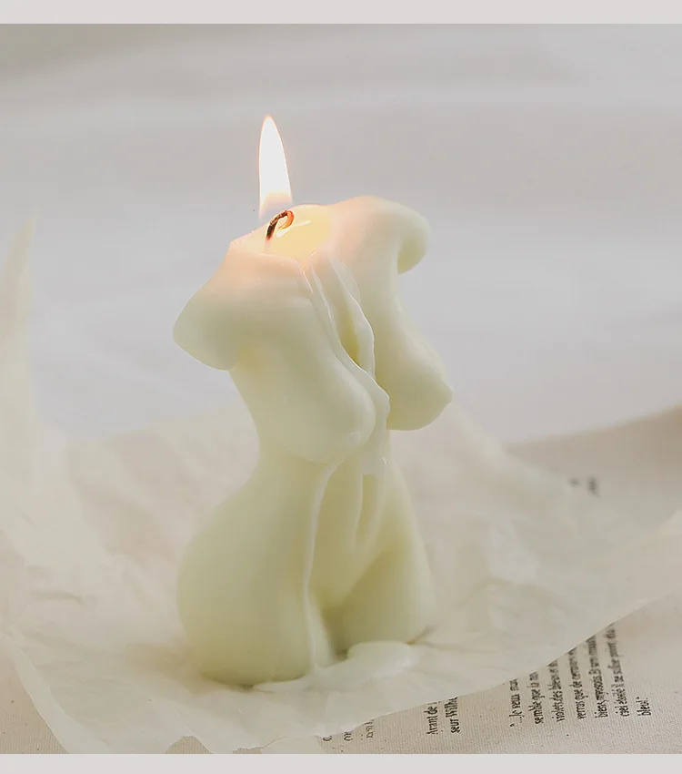 Ins Artistic Body Scented Candles Wedding Home Decoration Fragrance Soy Wax Aromatherapy Candle | Дом и сад