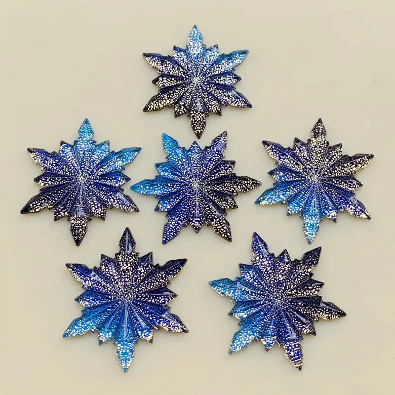 10 шт. 32 мм Хрустальная Смола Стразы с плоским основанием хрустальные камни