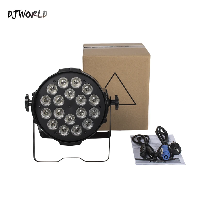DJWORLD (Big) Aluminum Alloy LED Par 18x12W RGBW Lighting Fast Deliver For Disco DJ Music Party Club Dance Floor Bar | Освещение