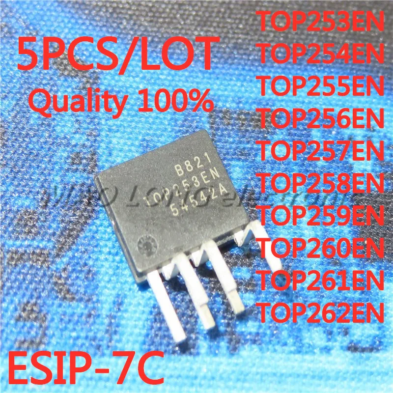 

5 шт./лот TOP252EN/EG TOP253EN TOP254EN TOP255EN TOP256EN TOP257EN TOP258EN TOP259EN TOP260EN TOP261EN TOP262EN ESIP-7C pow чип