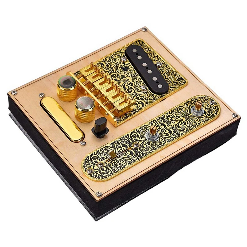 Горячая HG 6 струны седло мост пластина 3 переключатель управления шеи Пикап Набор