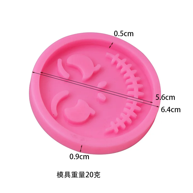 Блестящая Глянцевая форма для смолы Джека клоуна силиконовая эпоксидная смола