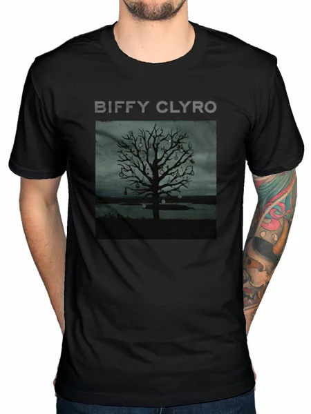 

Biffy Clyro Chandelier T-Shirt Scottich Rock Band Opposites Puzzle Blis Men's Fashion Crew Neck Short Sleeves
