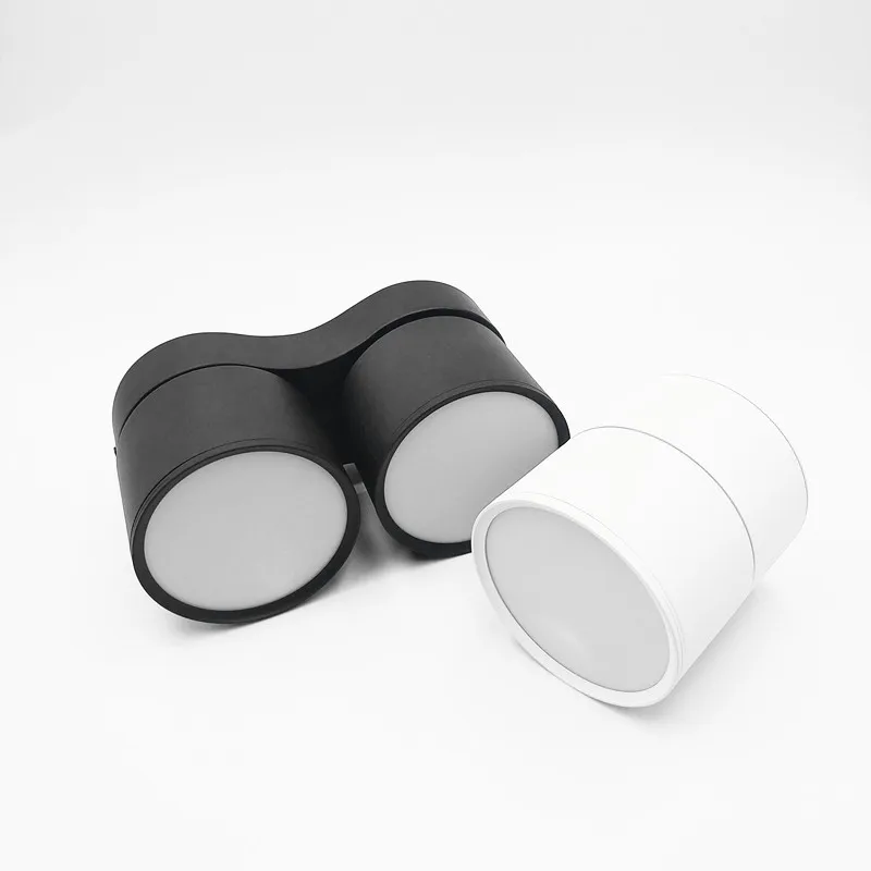 $15.12 Dimmable Folding Rotating LED Downlights 7W 10W 20W 30W LED Ceiling Spot Lights AC85~265V LED Ceiling Lamps Indoor Lighting