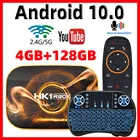 2020 Android 10 TV Box Hk1 Max 4 Гб 128 TV BOX Smart TV Box с двумя камерами, процессор Rockchip RK3318 4K 60fps USB3.0 Google PlayStore Youtube Декодер каналов кабельного телевидения