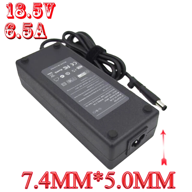 18 5 V 6.5A блок питания для ноутбука hp 8710P 6930P MS200 адаптер DV7 8530P 8530W NX6330 зарядное