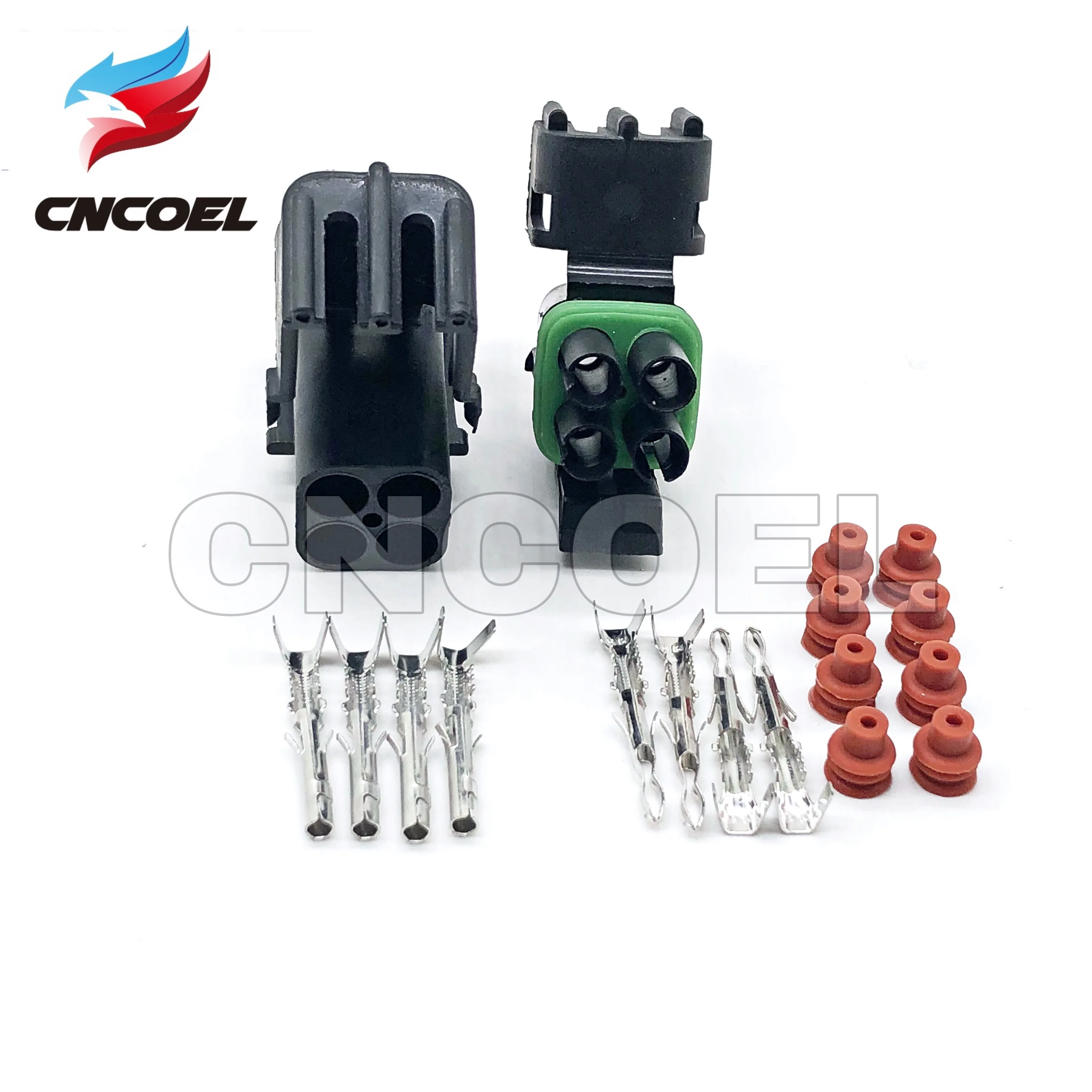 5 компл. 4 Pin 12015798 12015024 Женский Мужской Погодный Электрический провод 2 Delphi разъем