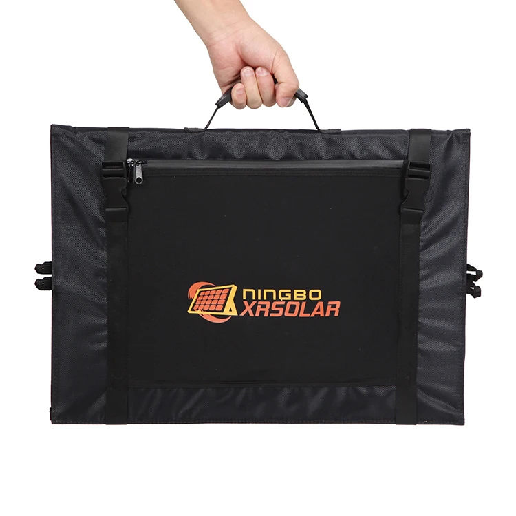 

XRSOLAR Hot sale portable folding solar charger 12V outdoor solar panel 12V battery charger