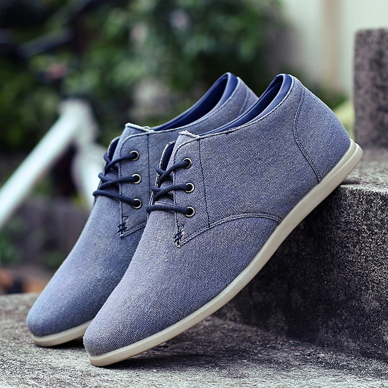 

2020 Men Casual Canvas Denim Shoes Classic Luxury Formal Business Oxford Shoes Mens Wedding Office Dress Shoes Zapatos De Hombre