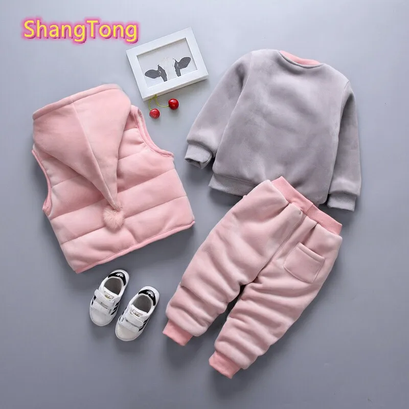ShangTong/От 4 до 10 лет для девочек подростков модные комплекты одежды сезон весна