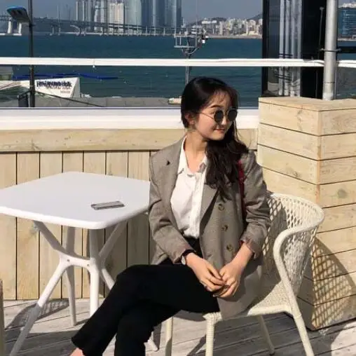 Классический двубортный женский пиджак в клетку блейзер с зубчатым воротником