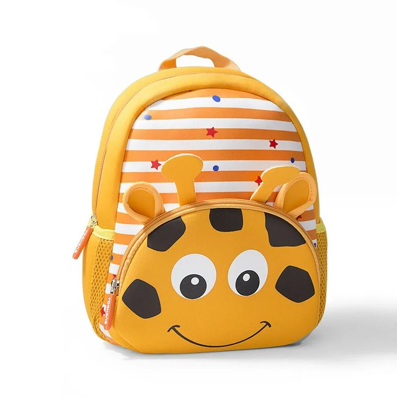 Новый рюкзак для мальчиков с 3D мультяшными животными, Детский милый рюкзак для малышей и девочек, сумка для детского сада и школы
