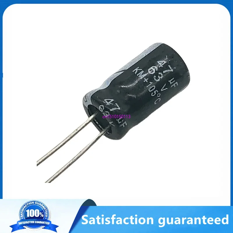 Алюминиевый электролитический конденсатор Размер 6*12 47 мкФ 20% 20 шт./лот BC08 63V |