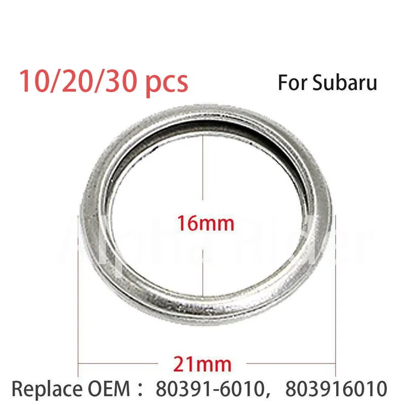 10/20/30 шт. прокладки для слива моторного масла уплотнительные кольца шайбы замена