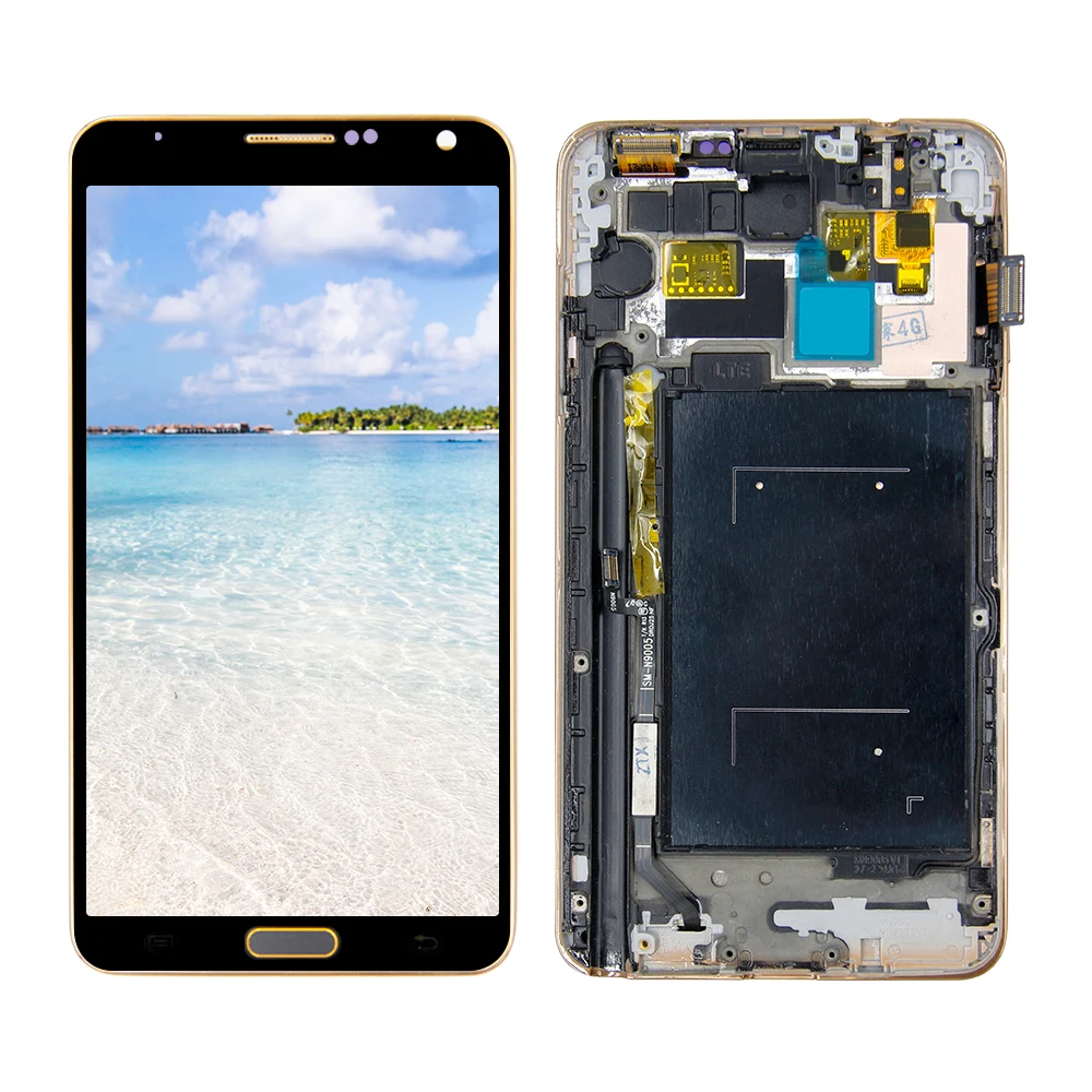 ЖК дисплей для Samsung Galaxy Note3 Note 3 N900A N9005 сенсорный экран с дигитайзером в сборе