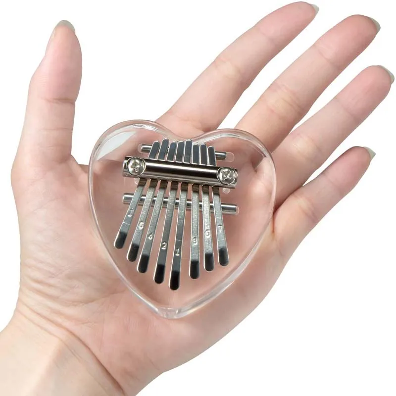 Портативное мини-пианино Kalimba перкуссионная музыкальная клавиатура с 8 клавишами