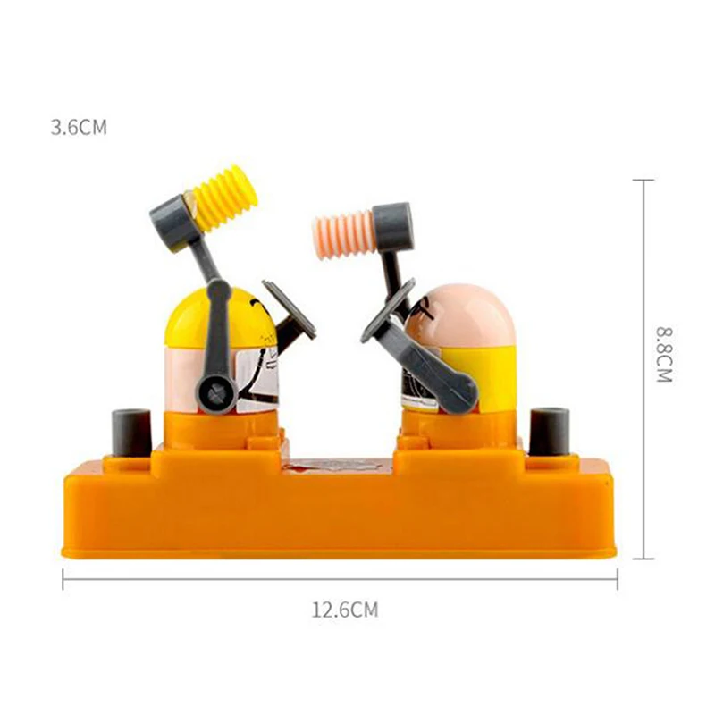 

Practical joke kid fight battle antistress toy parent-child interaction game Random Color