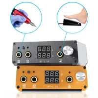 tattoo power supply lcd digital bench power block mini double screen square box 18 voltage current bronc input for tattoo
