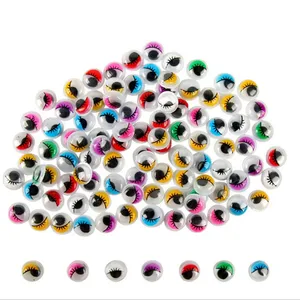 100 шт., ресницы, воблеры, кукольные глаза, скрапбукинг, ремесла, разные цвета