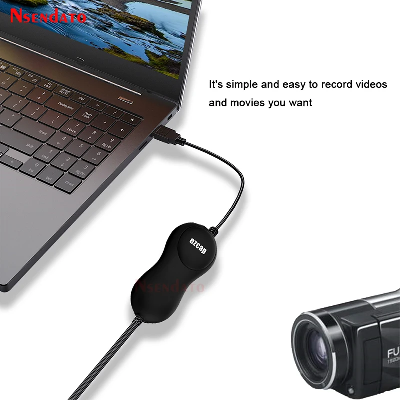 EZCAP 159 USB 2 0 аудио-видео Захват преобразователь карты аналогового видео в цифровой