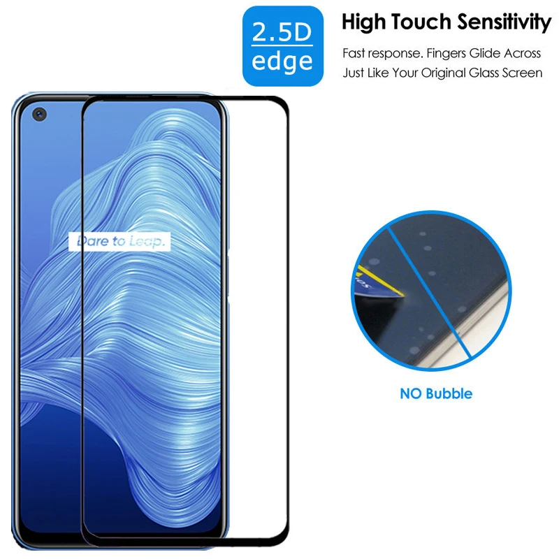 1~3 шт закаленное стекло для realme 7 5g 8 pro Защита экрана realme5i 5pro realmi 5i glass realme7 защитное