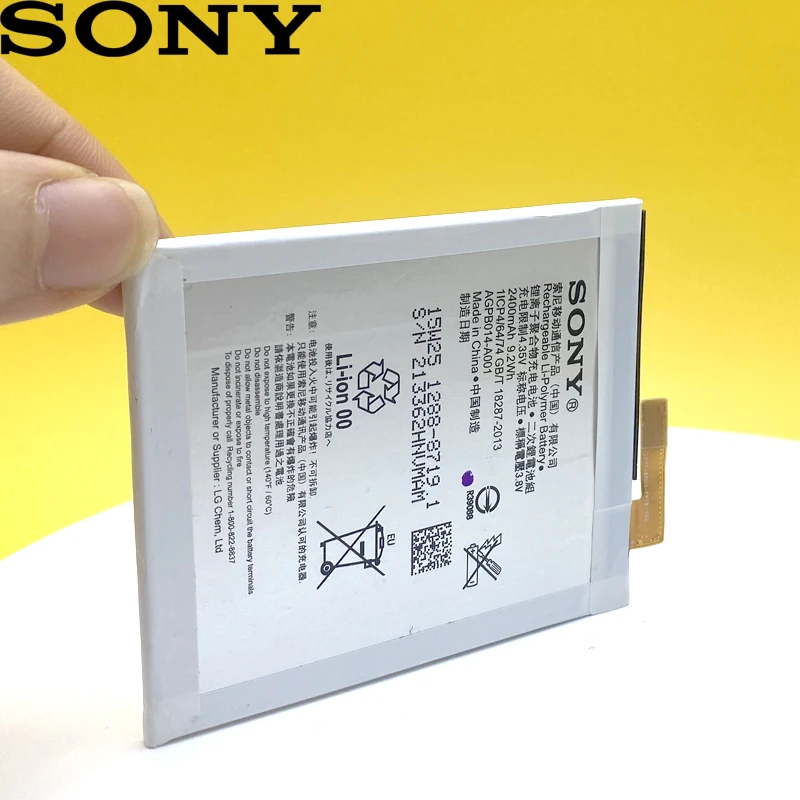 sony xperia m4 aqua e2353 e2303 e2333 e2306 e2312 e2363 agpb014 a001 phone 100 original 2400ma lis1576erpc battery free global shipping