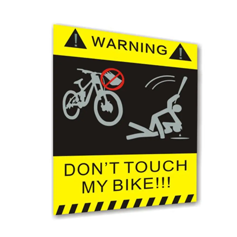 Велосипедная наклейка Don't Touch My Bike защитная рама для горного велосипеда