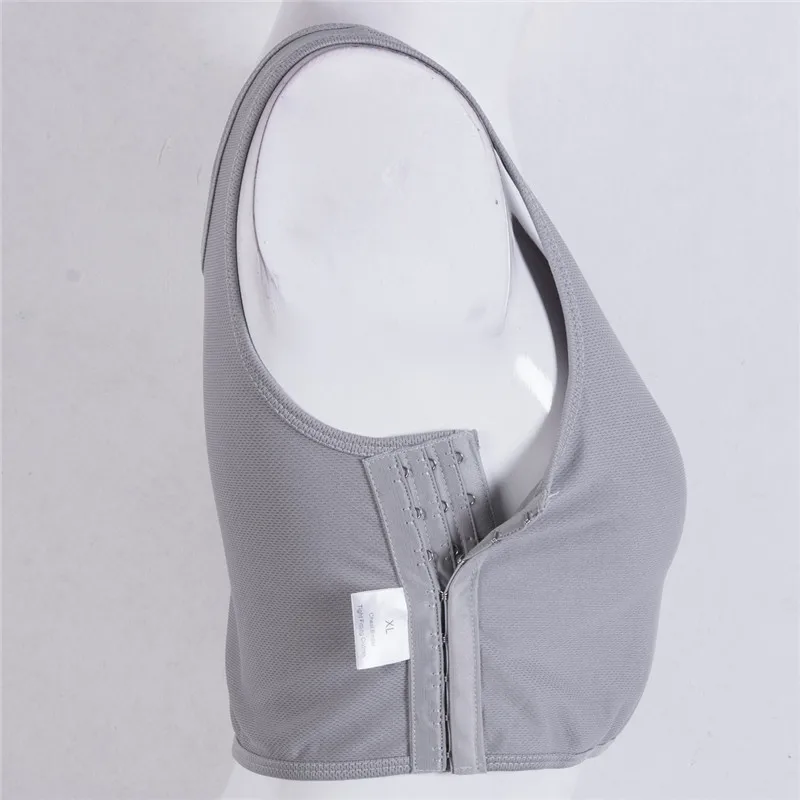 Спортивный бюстгальтер Повседневный дышащий с пряжкой короткой грудью топ