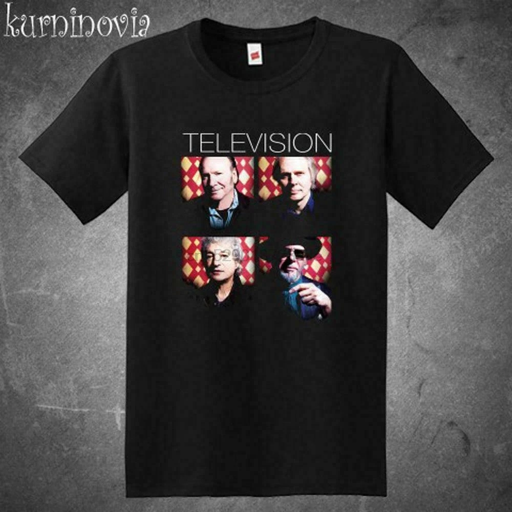 

NEW TELEVISION BAND 70S 80S ROCK BAND MENS BLACK SHIRT USA SIZE S-XXXL ZM1