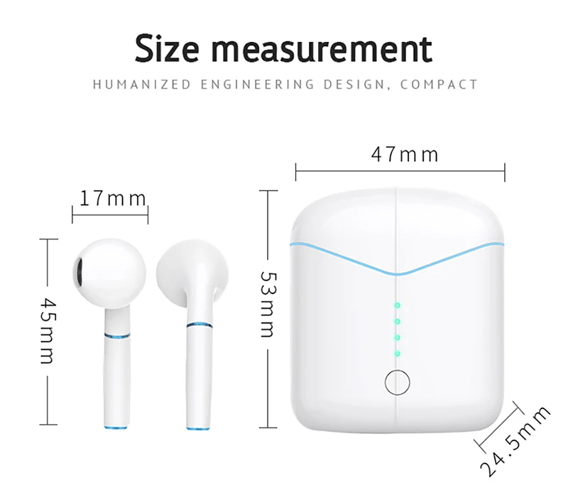 Горячие P20 TWS беспроводные наушники Bluetooth 5,0 стерео мини наушники сенсорное управление Беспроводная зарядка водонепроницаемые наушники для телефона