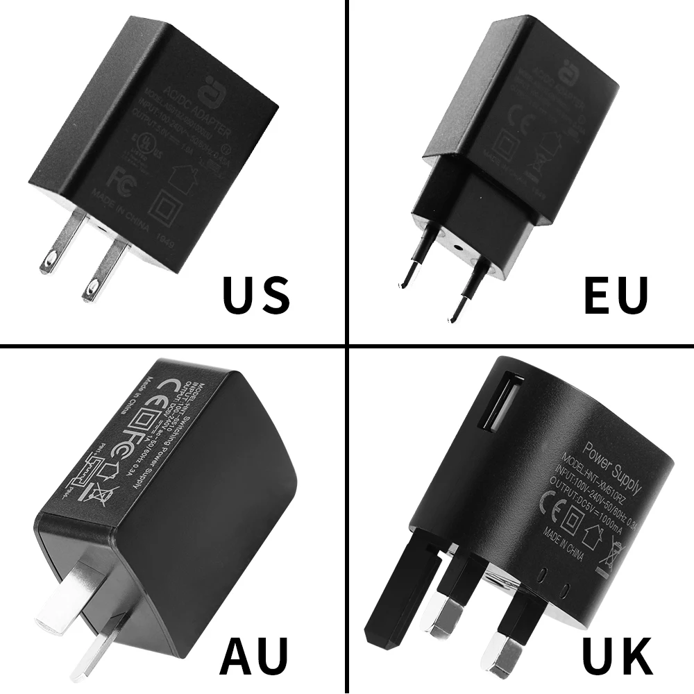 UC100 Eu/Us адаптер зарядные устройства 5V 1A для цифровых продуктов музыкальная
