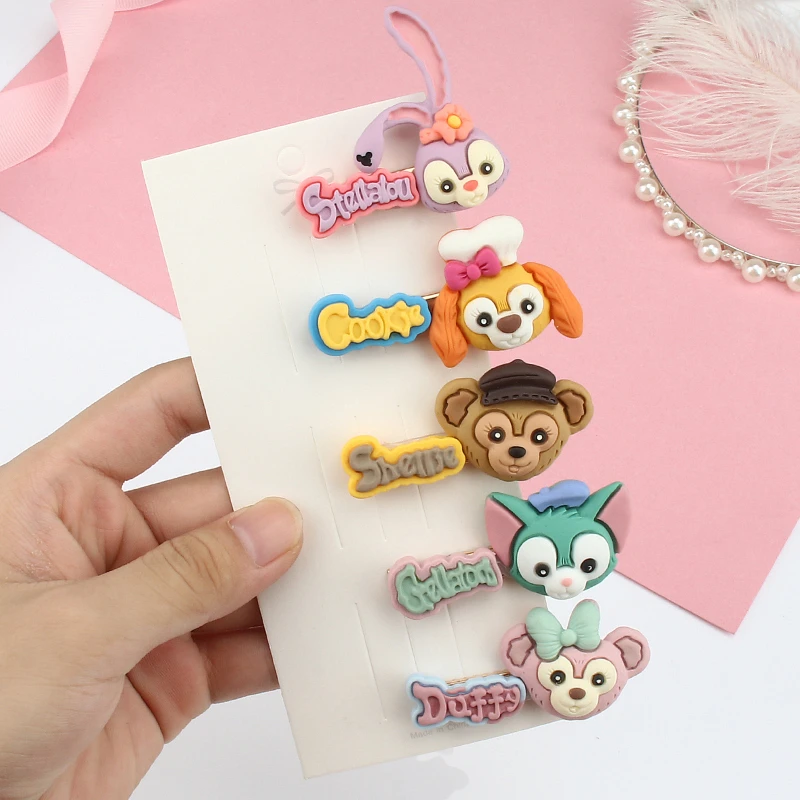 

Korean Cartoon Cute Dew Rabbit Hairpins Headdress English Alphabet Hairpin Liu Side Clip Girl Fashion Hair Clip Hair Accessories