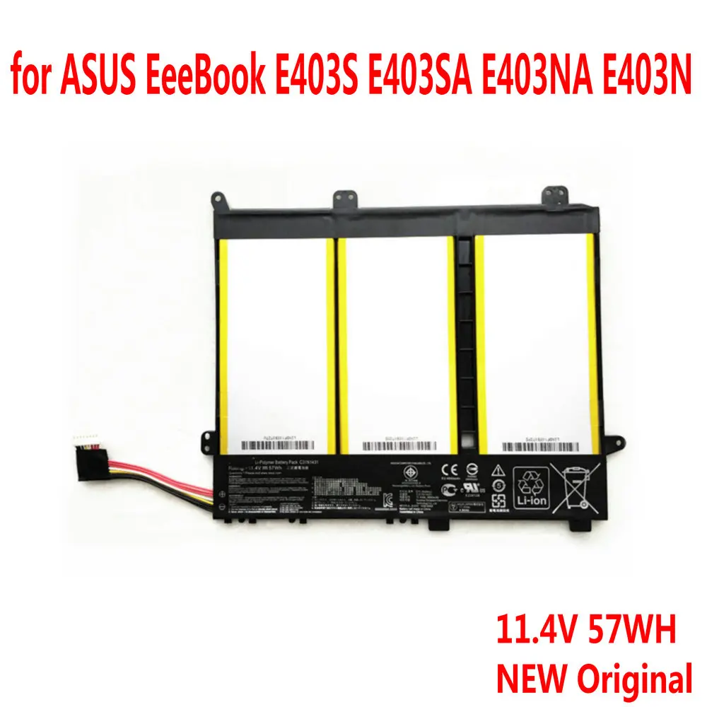 

New Original 11.4V 57WH C31N1431 Laptop Battery For Asus EeeBook E403S E403SA E403SA-WX0002H VivoBook E403NA