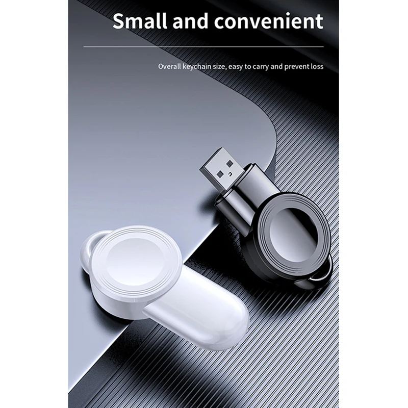 

Portable Qi Wireless Charger for Iwatch 5 4 Charging Dock Station Usb Charger Cable for Apple Watch Series