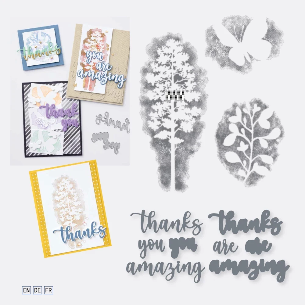 

Beautiful Trees Stamps And Dies New Scrapbook Diary Decoration Embossing Template DIY Greeting Card Handmade Arrival 2021