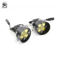2021 bestseller 3 inch led headlight 40w white yellow led driving light high and low beam for track offroad broad