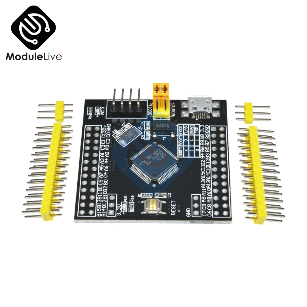 Миниатюрная макетная плата STM32F103RBT6 ARM STM32 минимальный модуль флэш платы M2 76 для