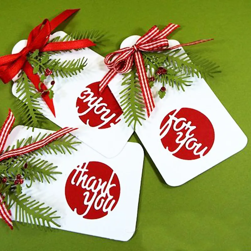 Спасибо/для вас/Наслаждайтесь буквами металлические Вырубные штампы Набор для