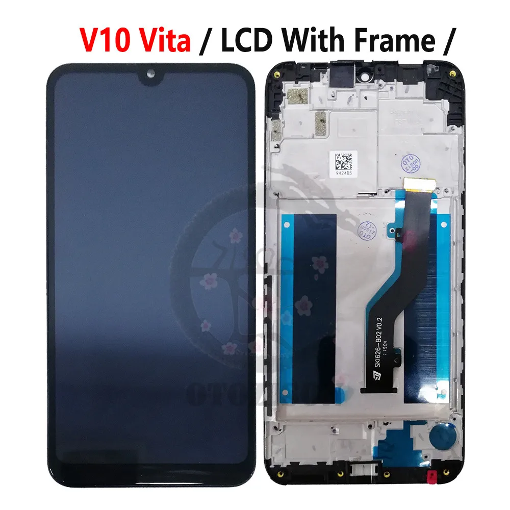 Ceny LCD Z Ramką Do ZTE Blade V10 LCD V10 Vita Ekran Wyświetlacza Czujnik Panelu Dotykowego Wymiana Zespołu Digitizer V10vita Wyświetlacz